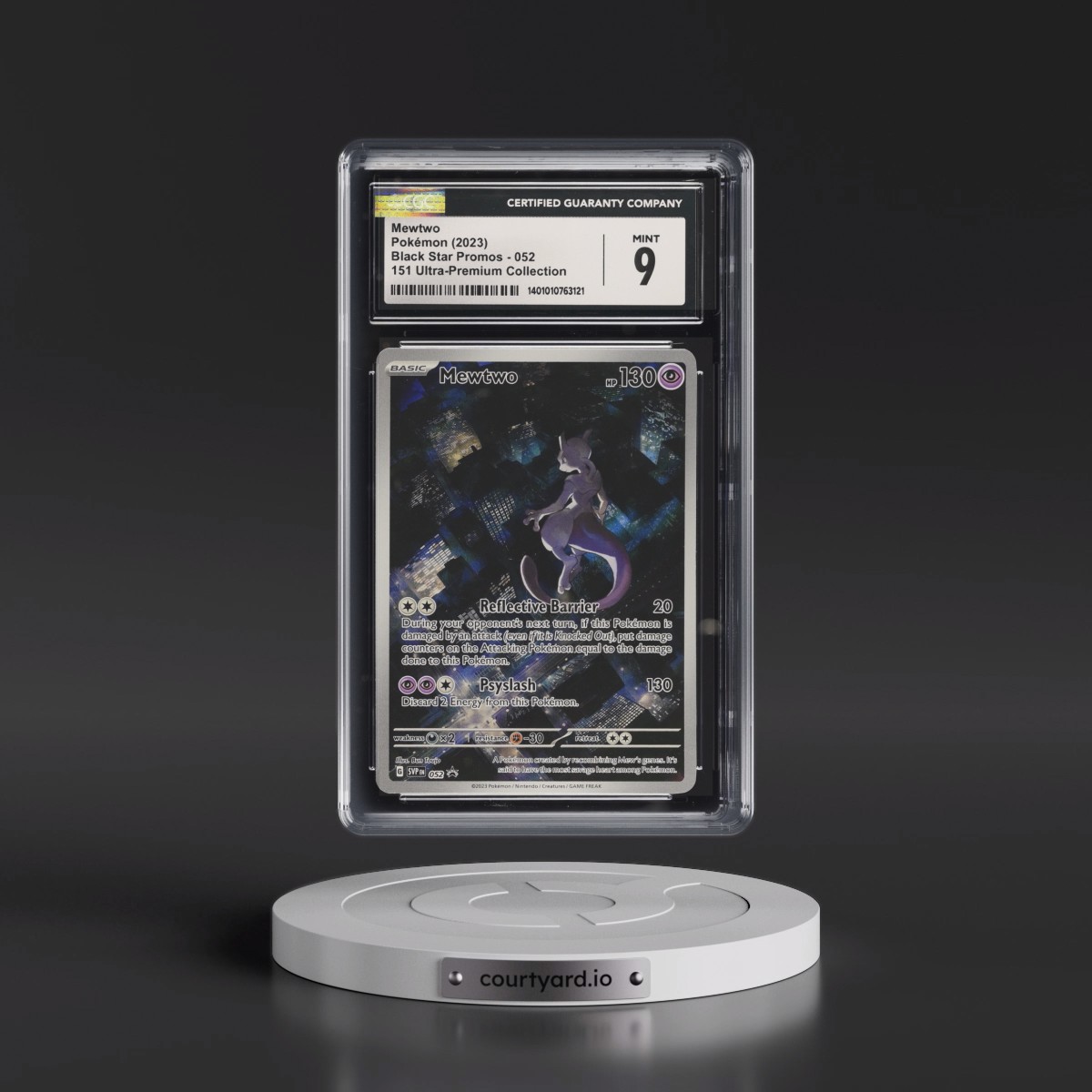2023 Black Star Promos - Scarlet & Violet SVPEN #052 Mewtwo - 151 Ultra-Premium Collection (Holo) (CGC 9 MINT)