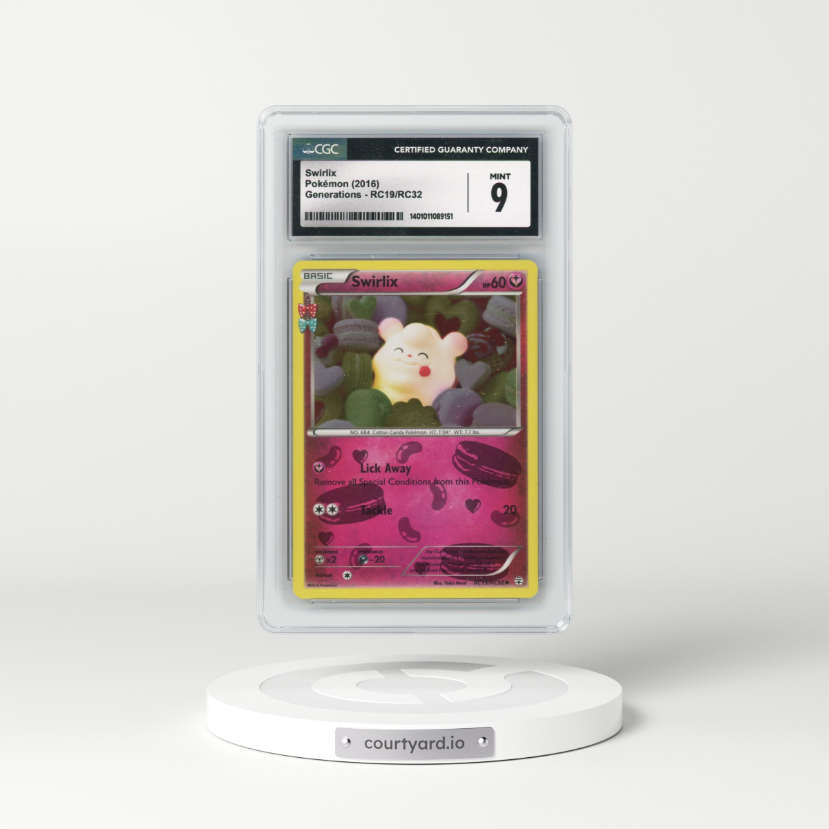 2016 Generations #RC19/RC32 Swirlix (CGC 9 MINT)