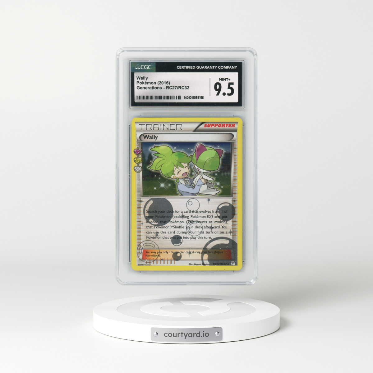 2016 Generations #RC27/RC32 Wally - Radiant Collection (CGC 9.5 MINT+)