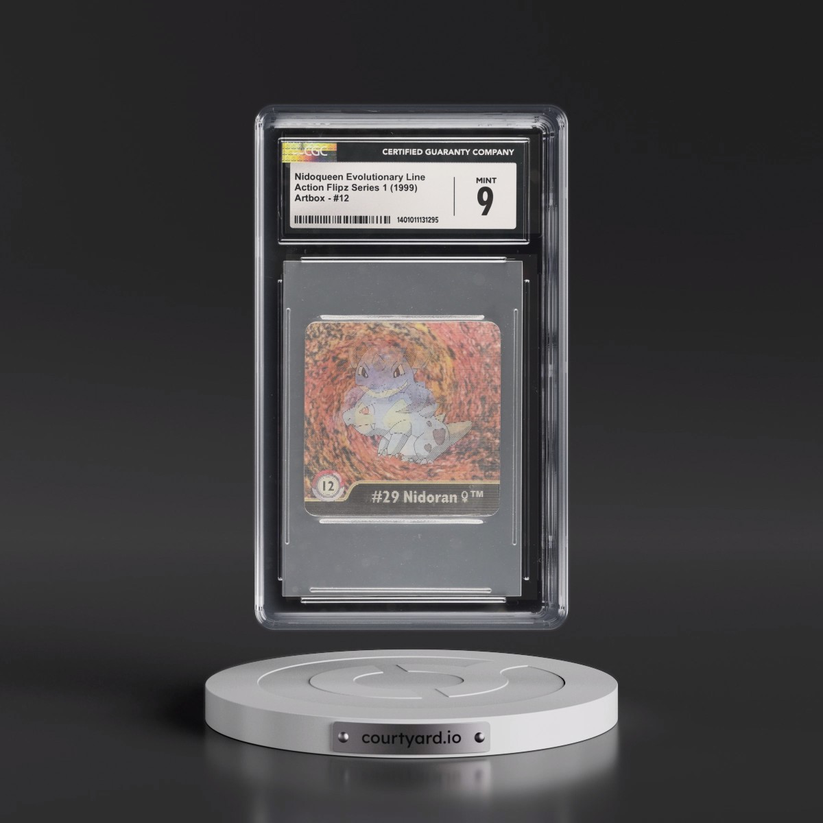 Action Flipz Series 1 (Artbox) - English #12 Nidoqueen Evolutionary Line (CGC 9 MINT)