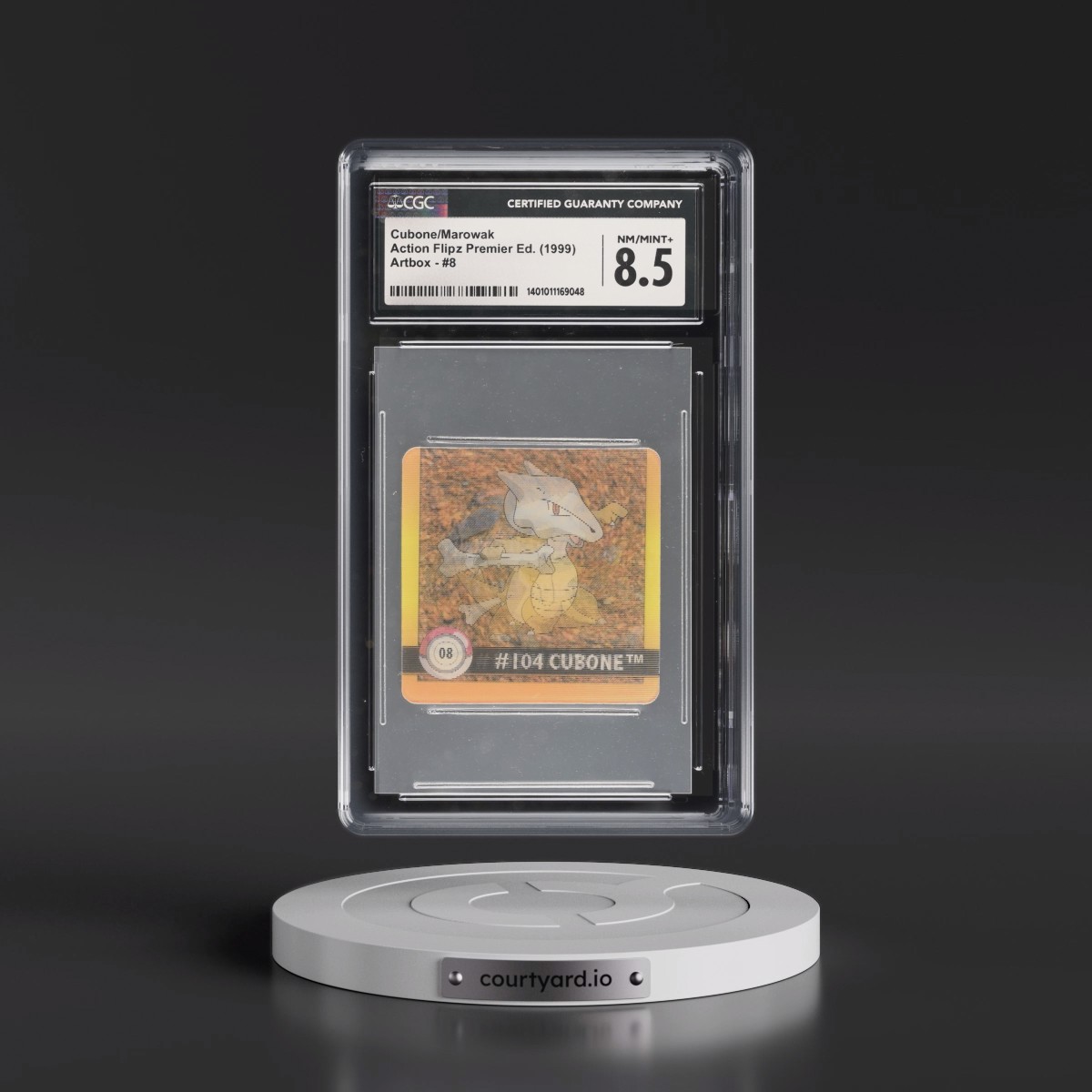 1999 Action Flipz Premier Edition (Artbox) - English #08 Cubone/Marowak (CGC 8.5 NM-MT+)