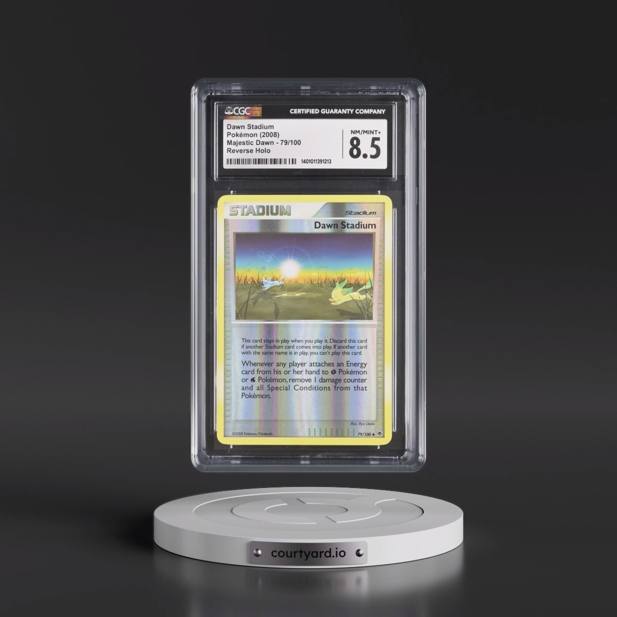 2008 Majestic Dawn #79/100 Dawn Stadium - Reverse Holo (CGC 8.5 NM-MT+)