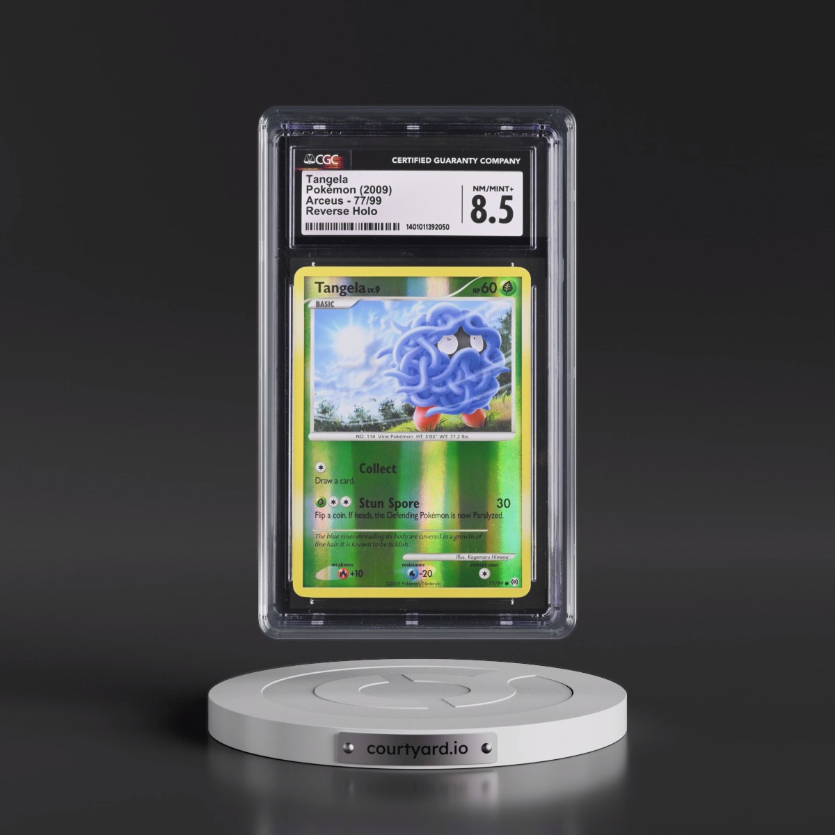 2009 Arceus #77/99 Tangela - Reverse Holo (CGC 8.5 NM-MT+)