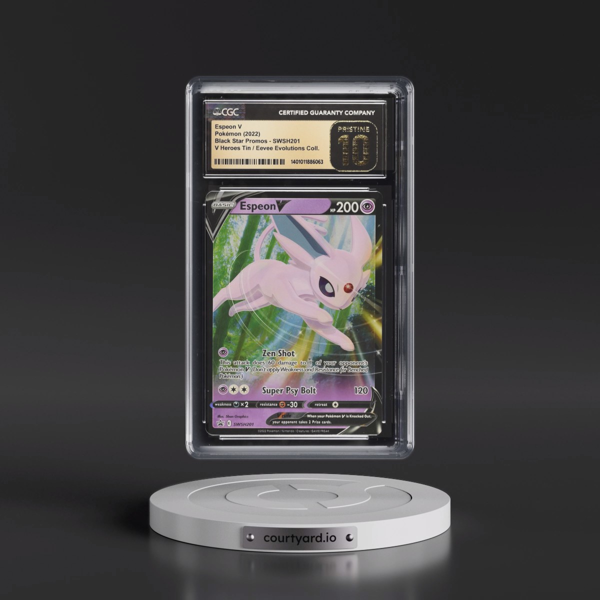 2017 Black Star Promos - Sword & Shield #SWSH201 Espeon V - (Holo) (CGC 10 PRISTINE)