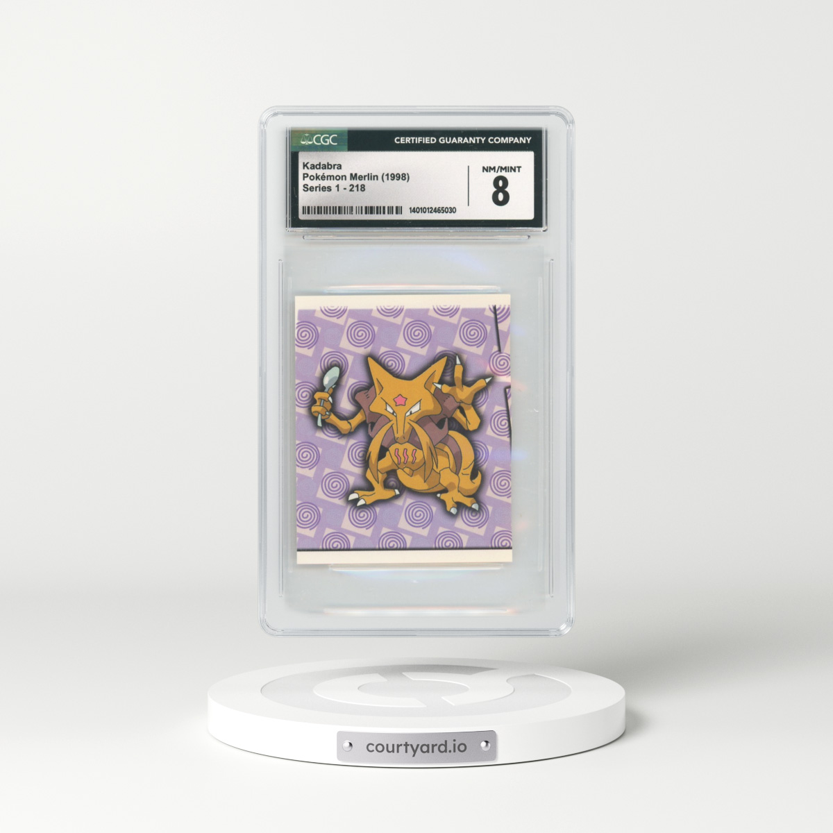 1998 Merlin Series 1 #218 Kadabra (CGC 8 NM-MT)