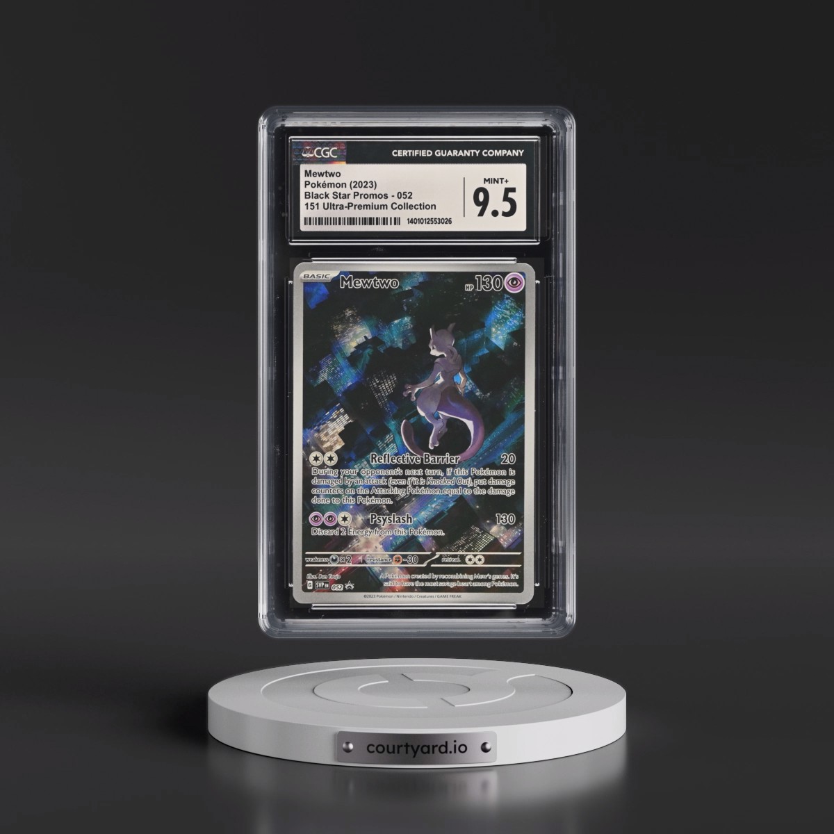 2023 Black Star Promos - Scarlet & Violet SVPEN #052 Mewtwo - 151 Ultra-Premium Collection (Holo) (CGC 9.5 MINT+)