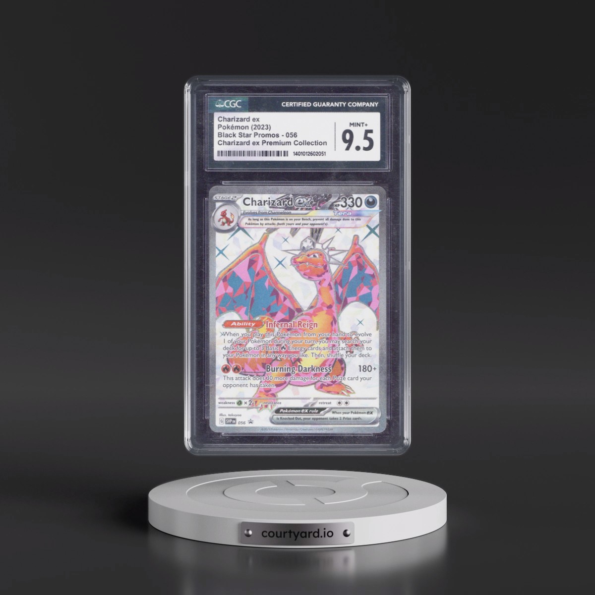 2023 Black Star Promos - Scarlet & Violet SVP EN #056 Charizard ex - Charizard ex Premium Collection (Holo) (CGC 9.5 MINT+)