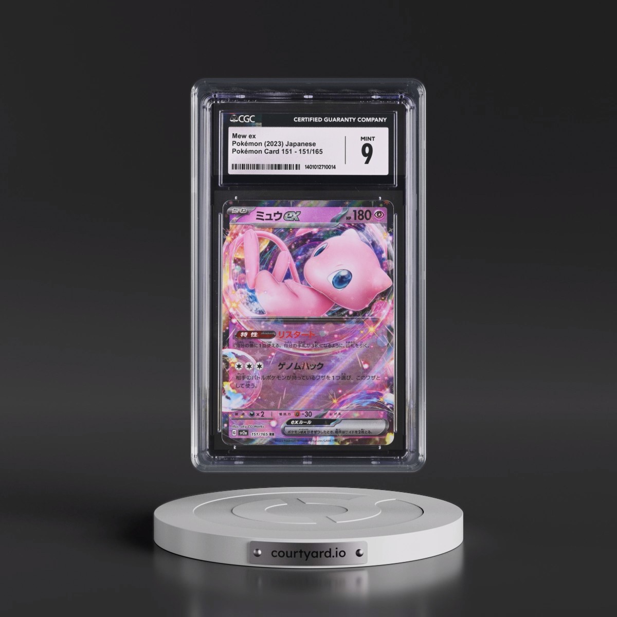 2023 Pokémon Card 151 #151/165 Mew ex - Holo (CGC 9 MINT)