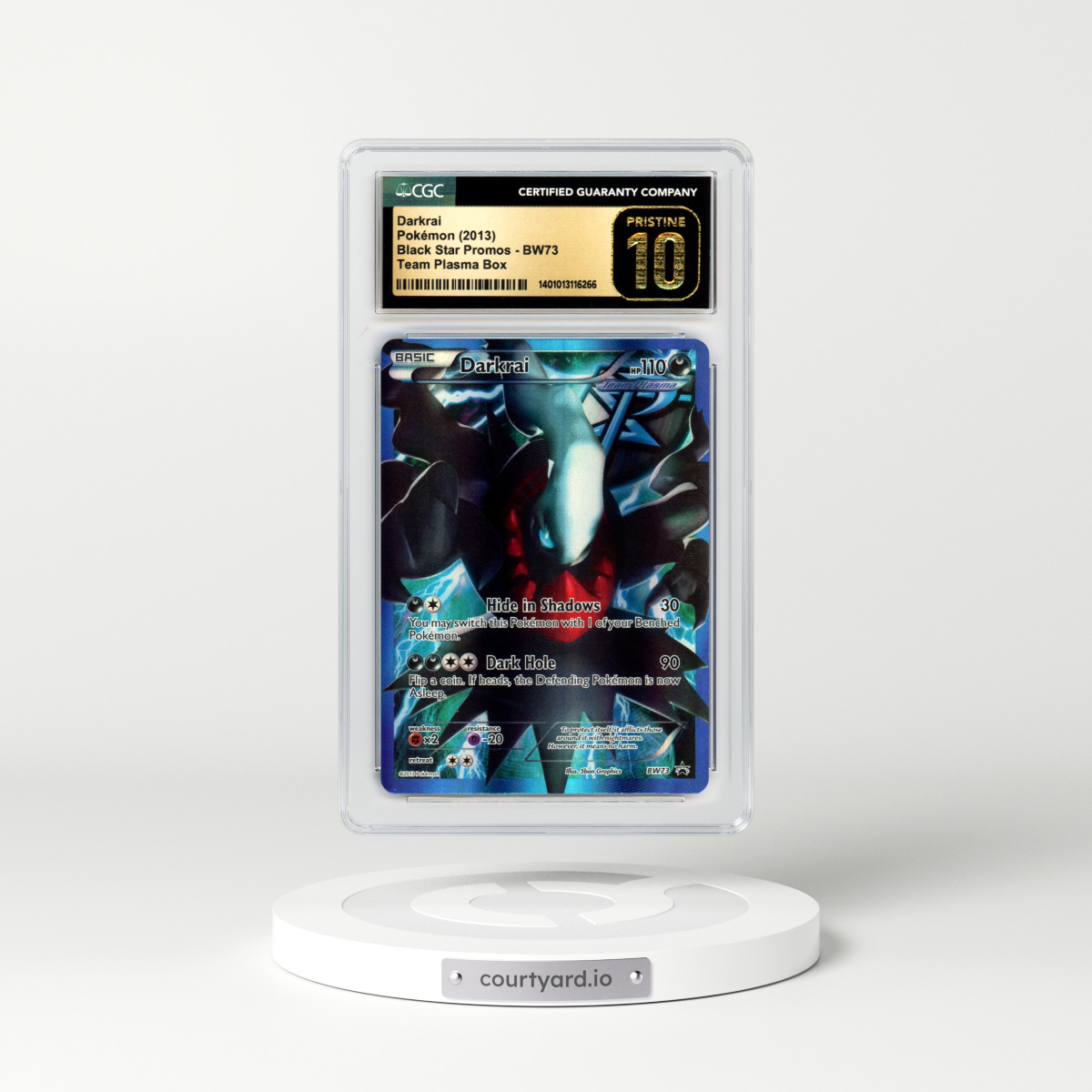 2013 Black & White Promos #BW73 Darkrai - Full Art Holo (CGC 10 PRISTINE)
