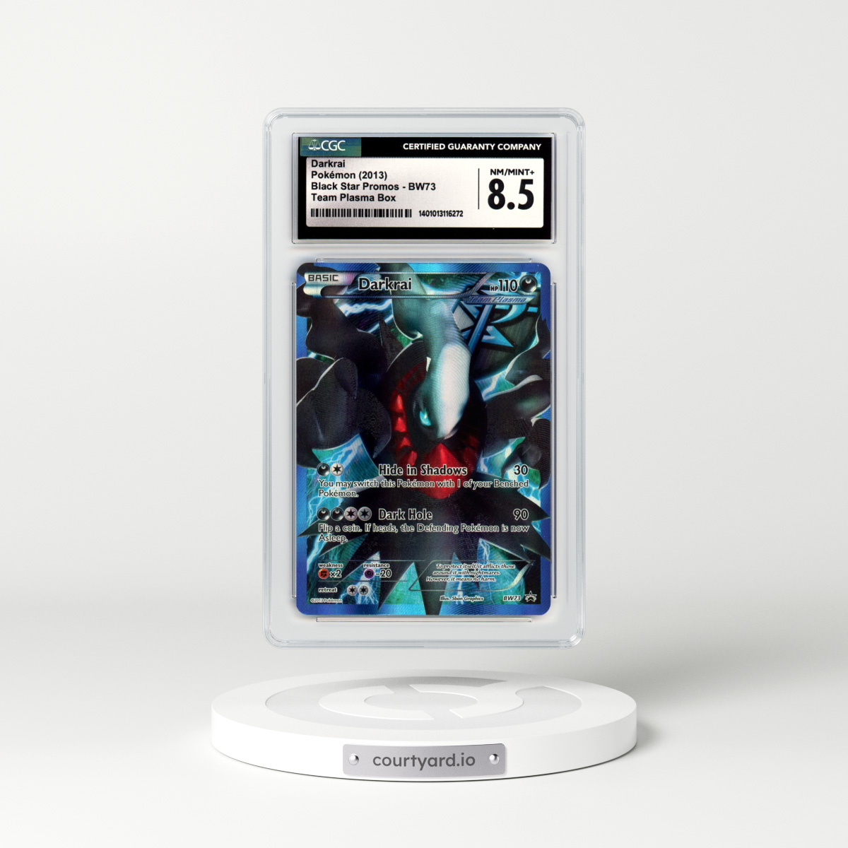 2013 Black & White Promos #BW73 Darkrai - Full Art Holo (CGC 8.5 NM-MT+)