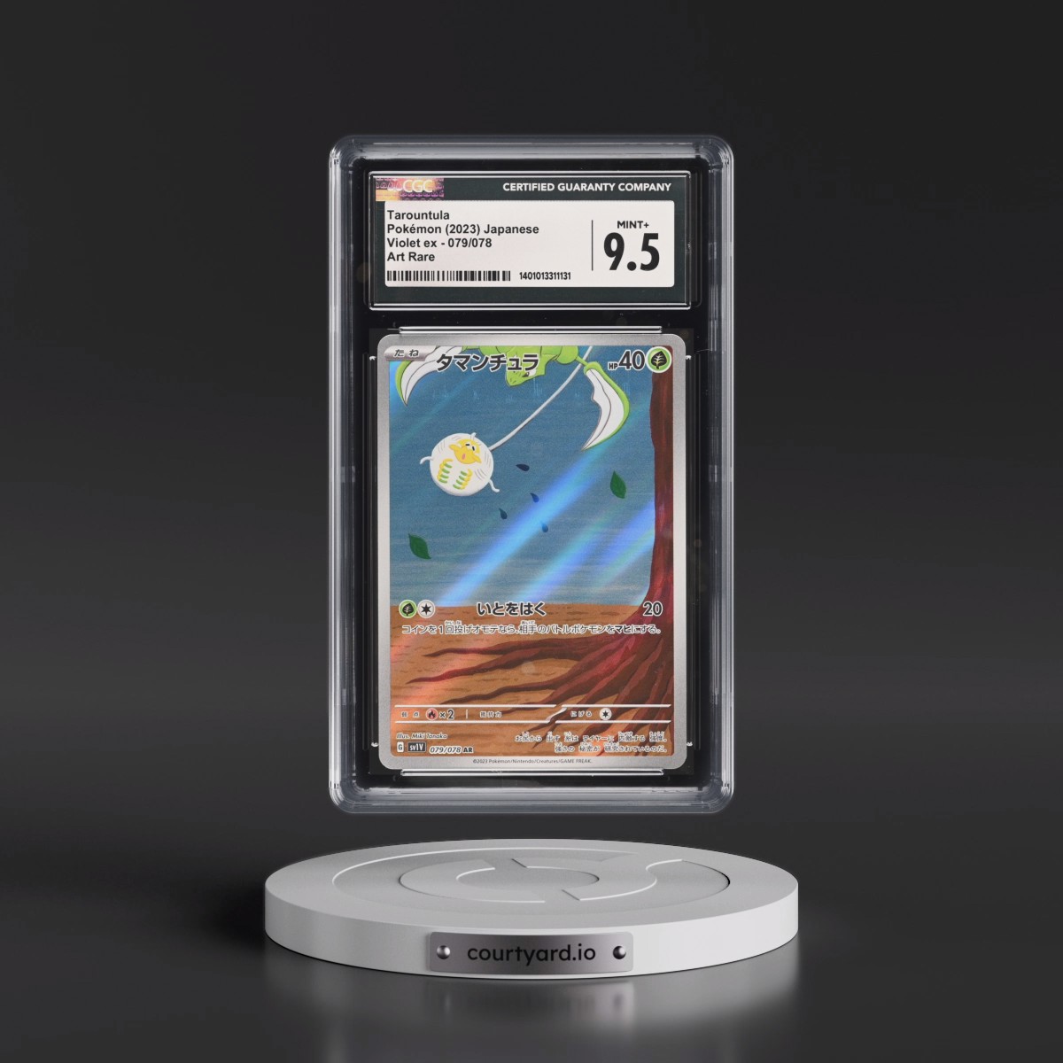 2023 Violet ex #079/078 Tarountula - Art Rare Holo (CGC 9.5 MINT+)