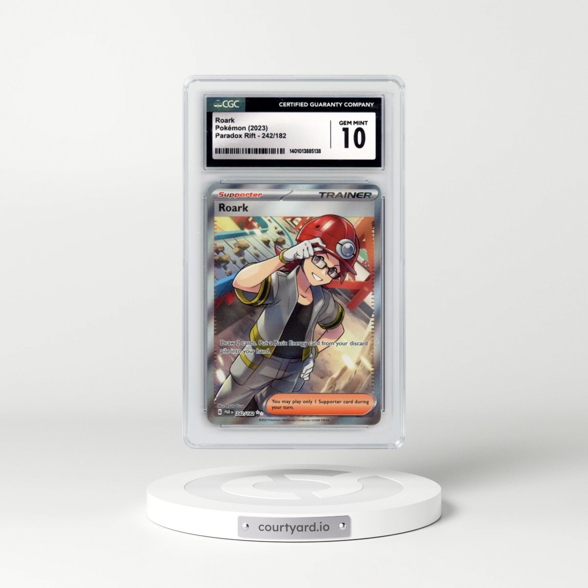 2023 Paradox Rift - PAR EN #242/182 Roark - Ultra Rare Holo (CGC 10 GEM MINT)