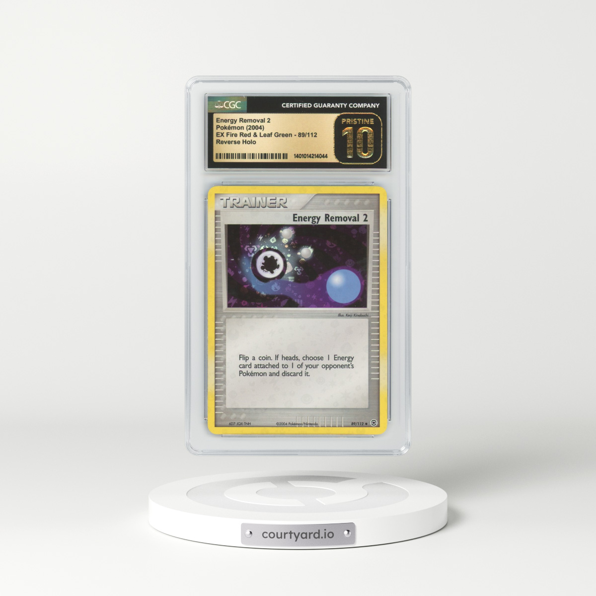 2004 EX FireRed & LeafGreen #89 Energy Removal 2 (CGC 10 PRISTINE)