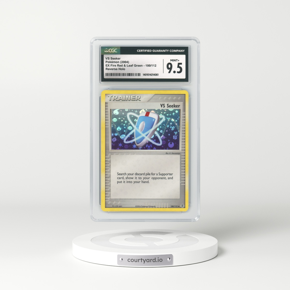 2004 EX FireRed & LeafGreen #100 VS Seeker - Holo (CGC 9.5 MINT+)