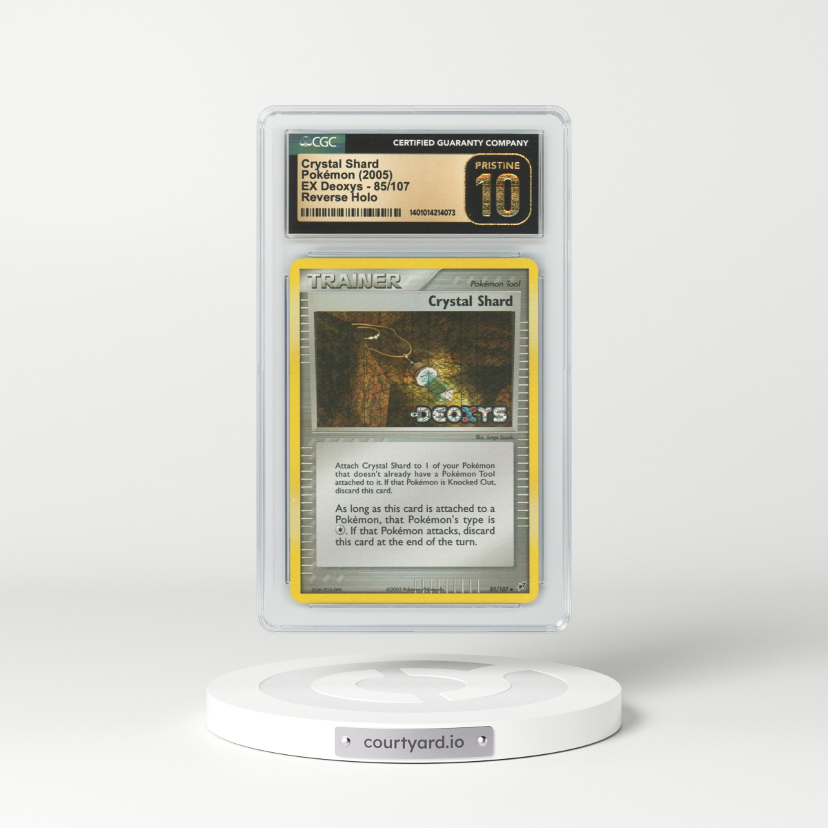 2005 EX Deoxys #85 Crystal Shard - Holo (CGC 10 PRISTINE)
