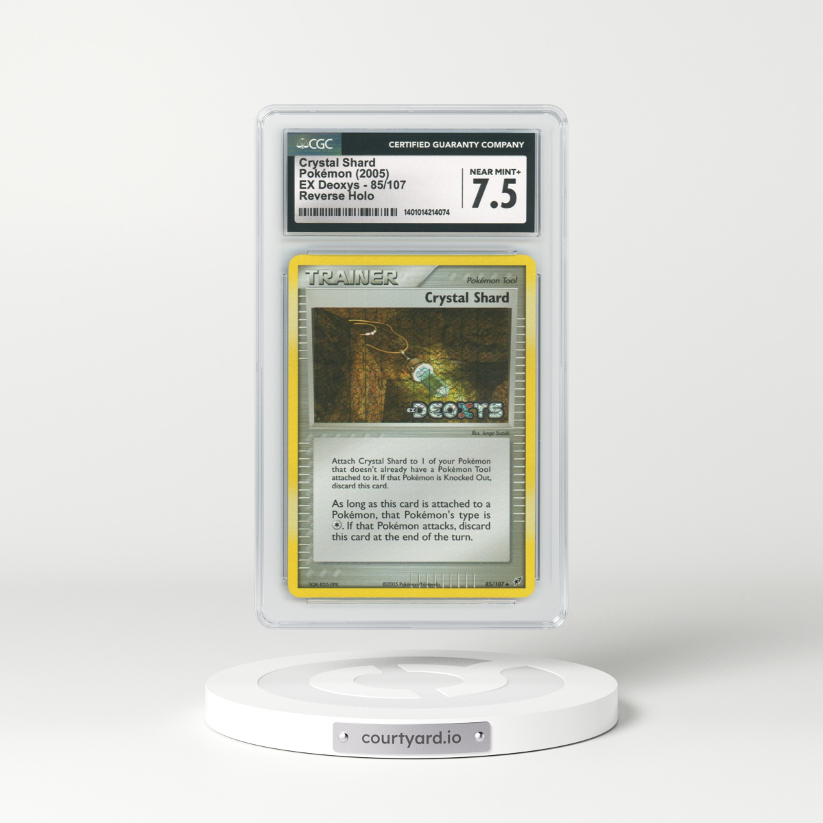 2005 EX Deoxys #85 Crystal Shard - Holo (CGC 7.5 NM+)