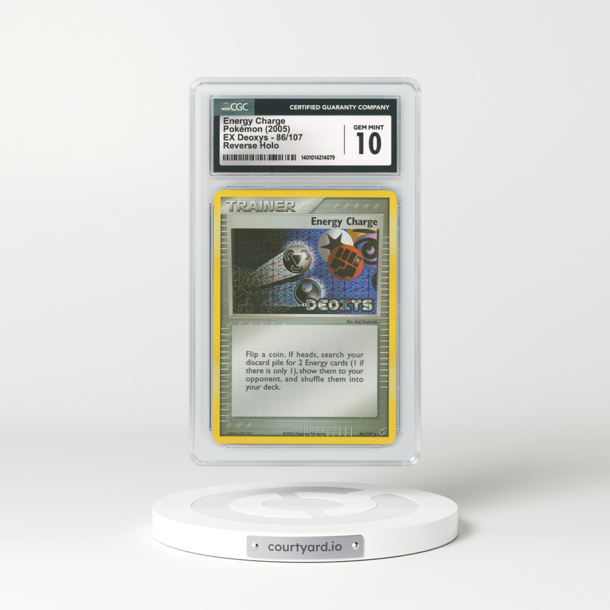 2005 EX Deoxys #86 Energy Charge - Holo (CGC 10 GEM MINT)