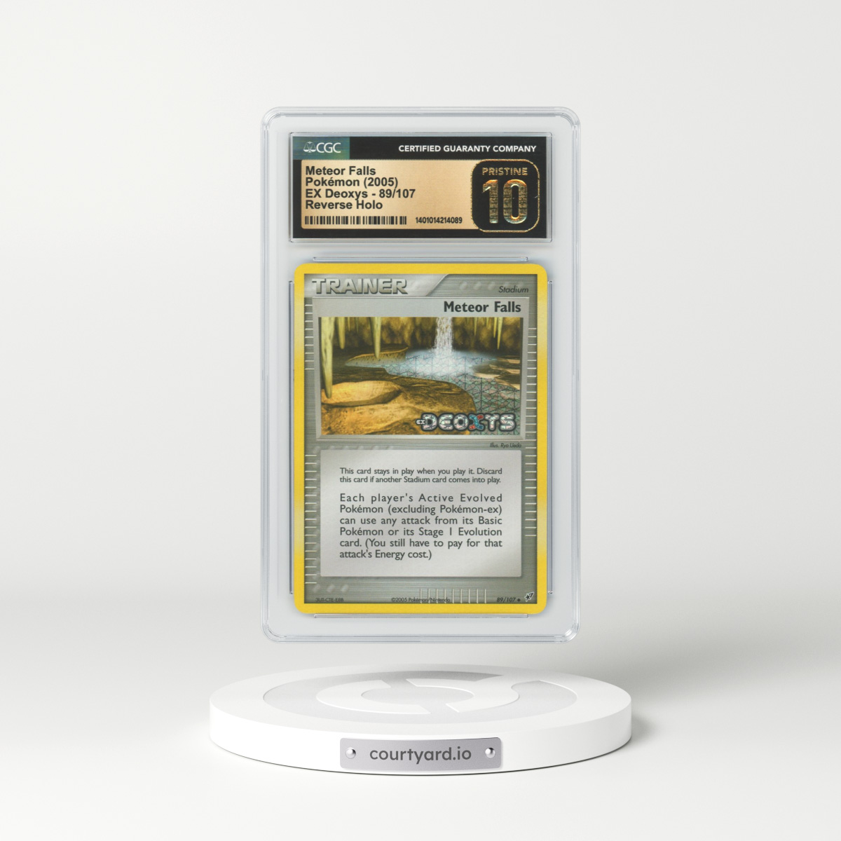 2005 EX Deoxys #89 Meteor Falls - Holo (CGC 10 PRISTINE)