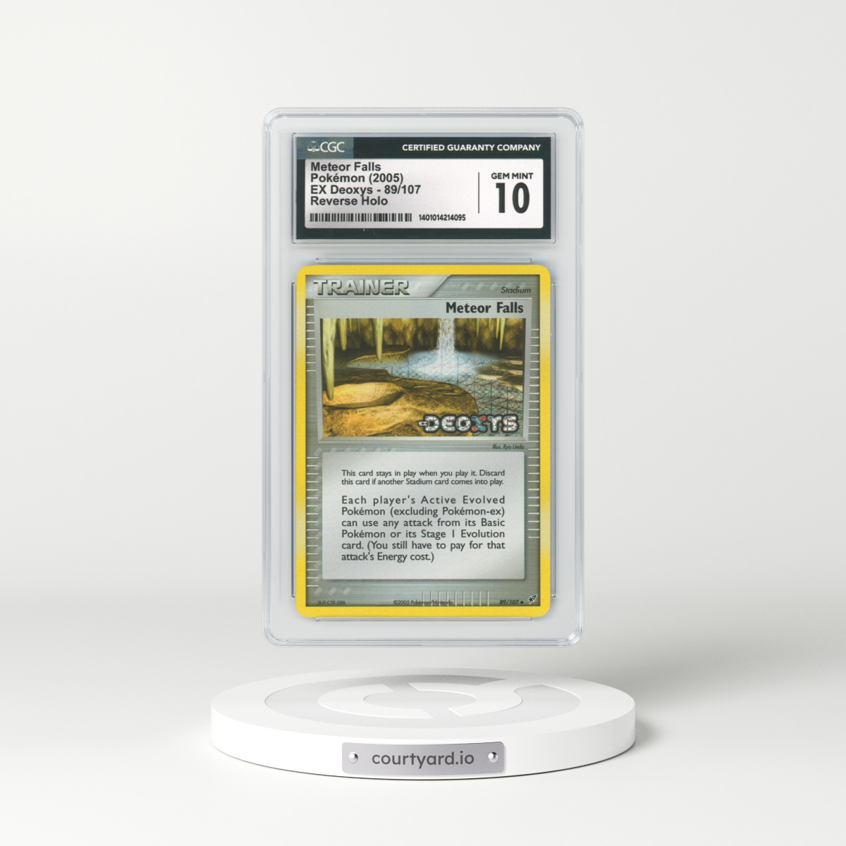 2005 EX Deoxys #89 Meteor Falls - Holo (CGC 10 GEM MINT)