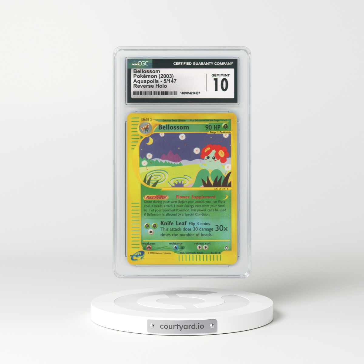 2003 Aquapolis #5 Bellossom - Holo (CGC 10 GEM MINT)
