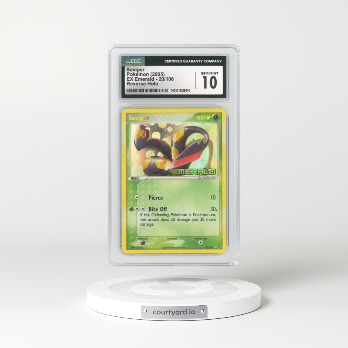2005 EX Emerald #20 Seviper - Holo (CGC 10 GEM MINT)