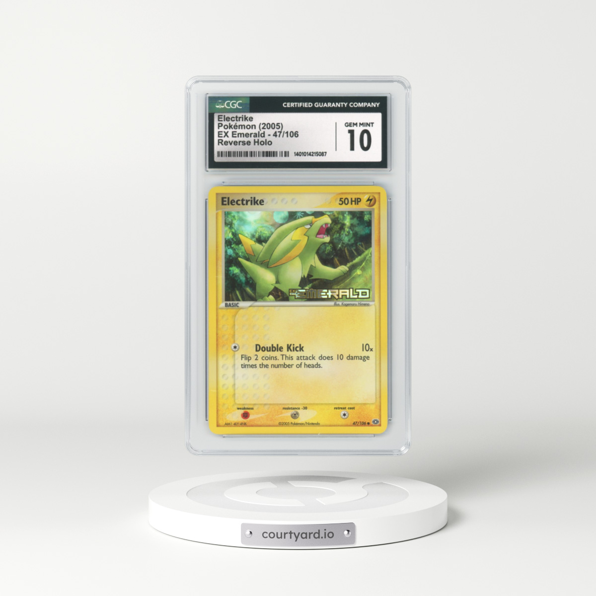 2005 EX Emerald #47 Electrike - Holo (CGC 10 GEM MINT)