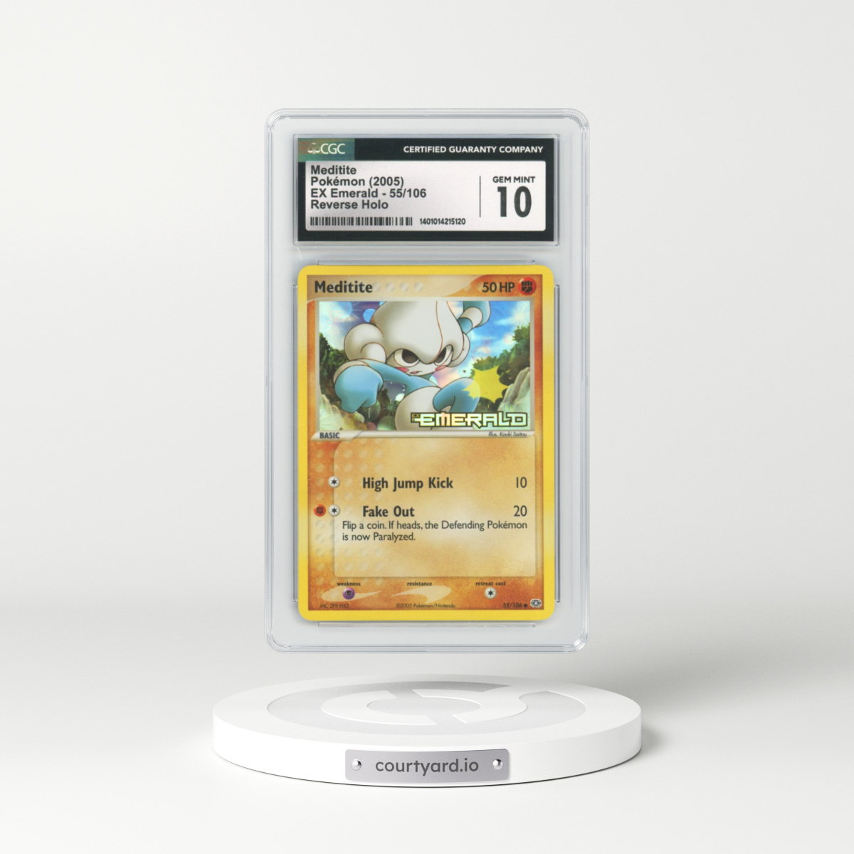 2005 EX Emerald #55 Meditite (CGC 10 GEM MINT)