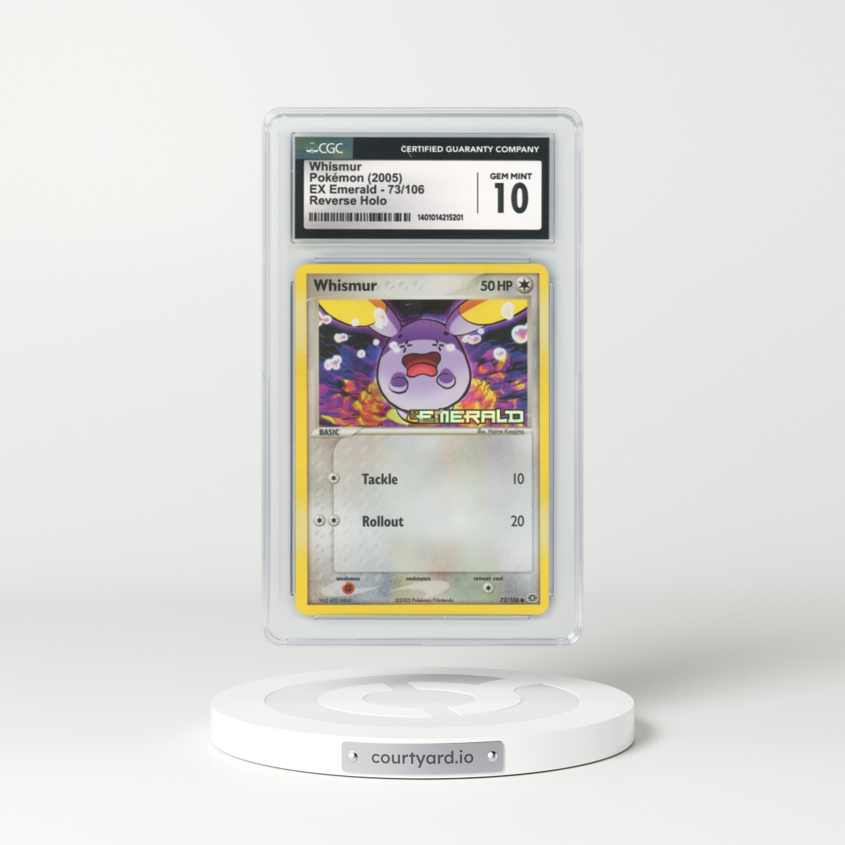2005 EX Emerald #73 Whismur - Holo (CGC 10 GEM MINT)