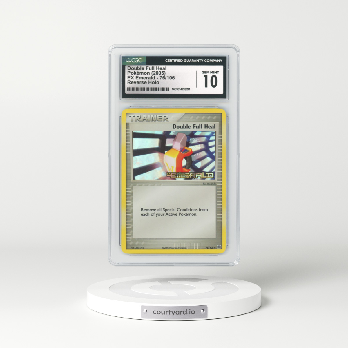 2005 EX Emerald #76 Double Full Heal - Holo (CGC 10 GEM MINT)