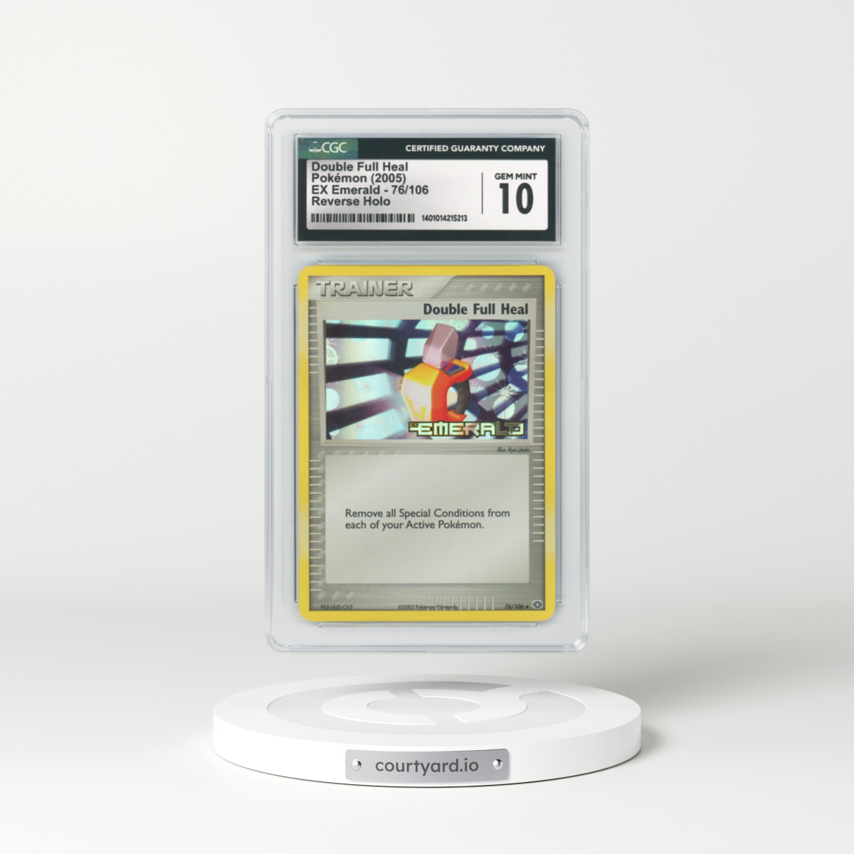 2005 EX Emerald #76 Double Full Heal - Holo (CGC 10 GEM MINT)