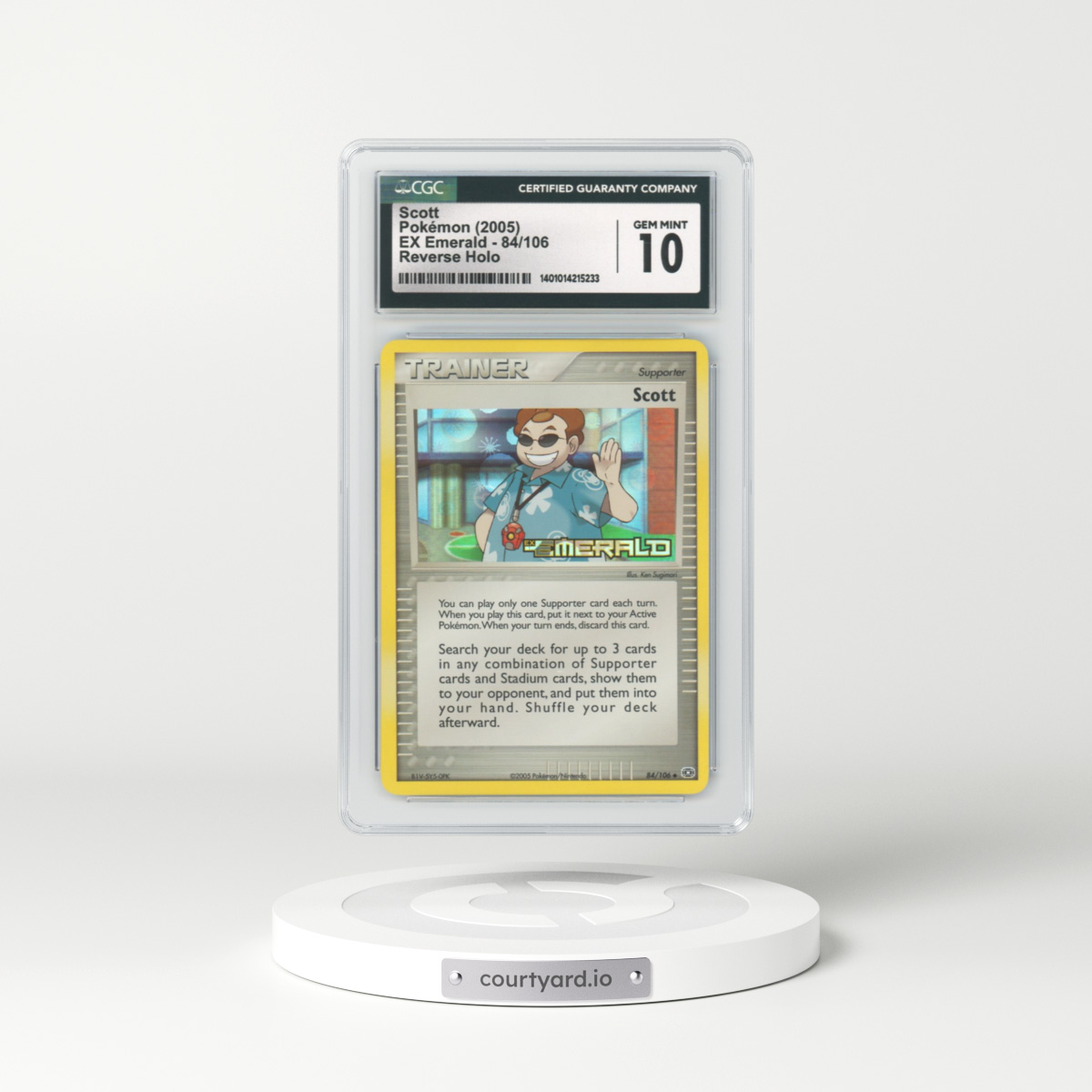 2005 EX Emerald #84 Scott - Holo (CGC 10 GEM MINT)