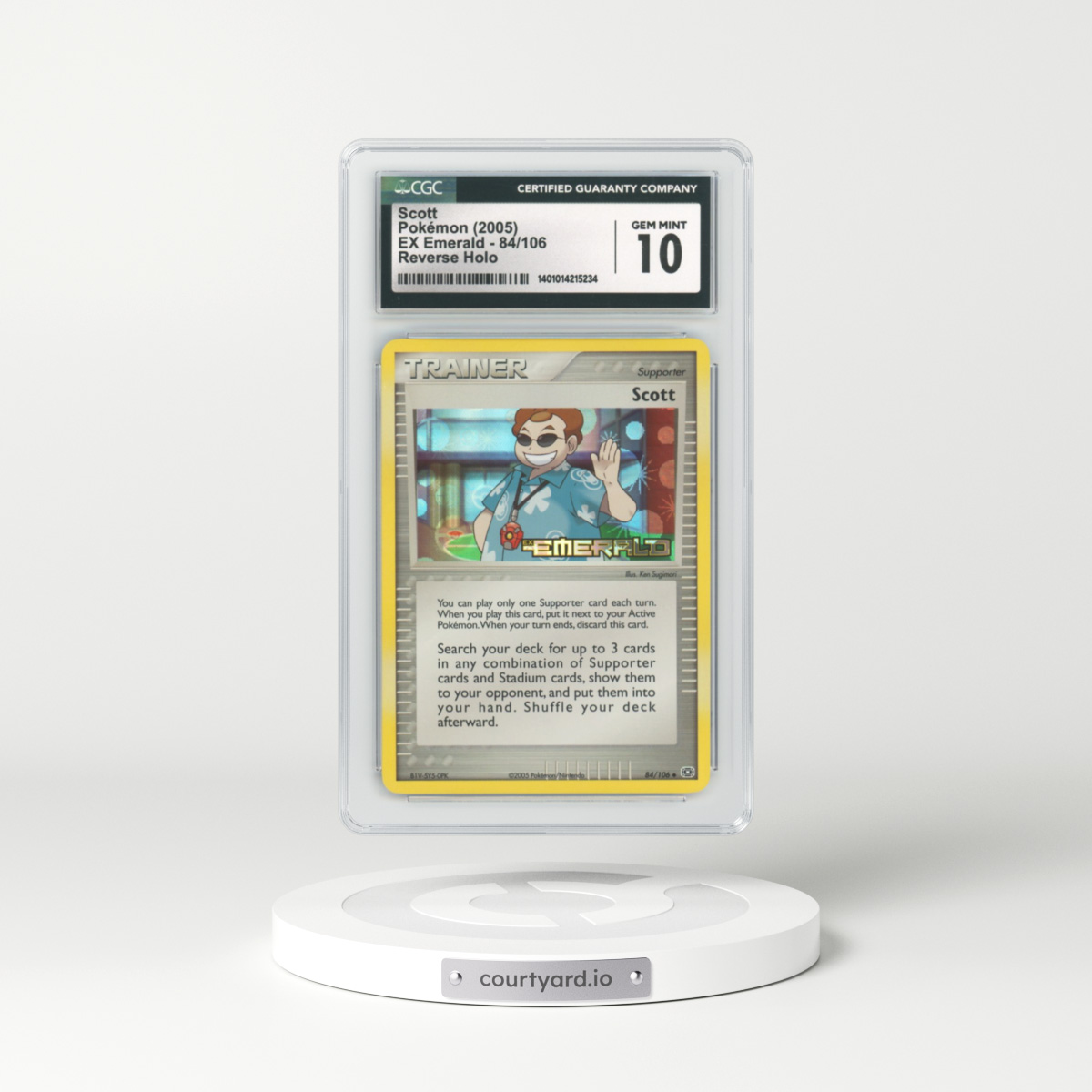 2005 EX Emerald #84 Scott - Holo (CGC 10 GEM MINT)