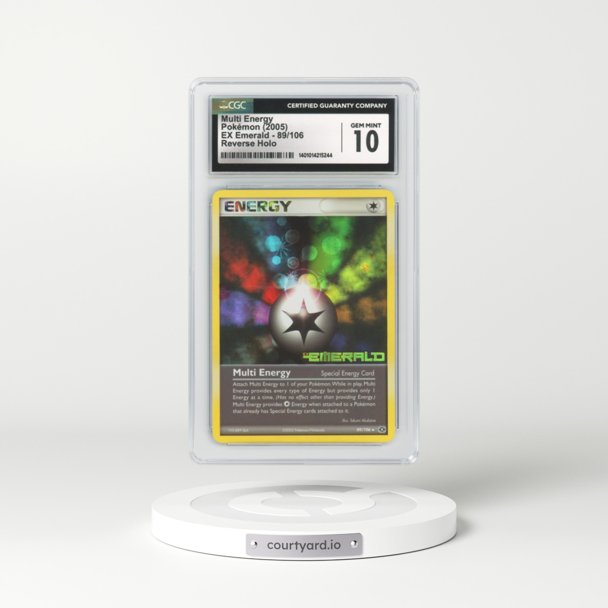 2005 EX Emerald #89 Multi Energy - Holo (CGC 10 GEM MINT)