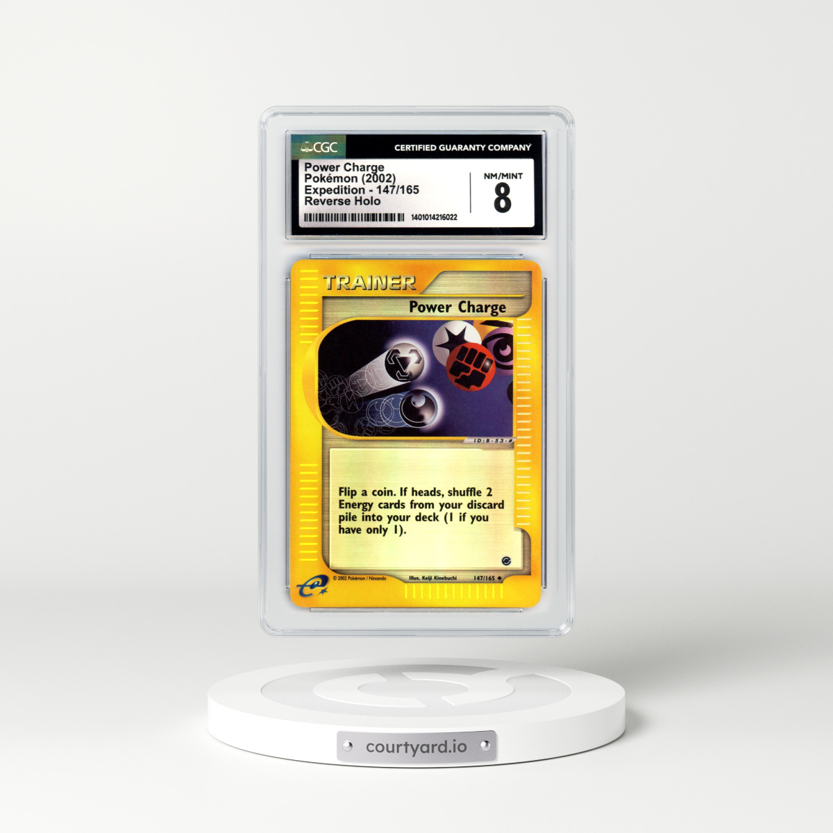 2002 Expedition #147 Power Charge - Holo e-Card Symbol (CGC 8 NM-MT)