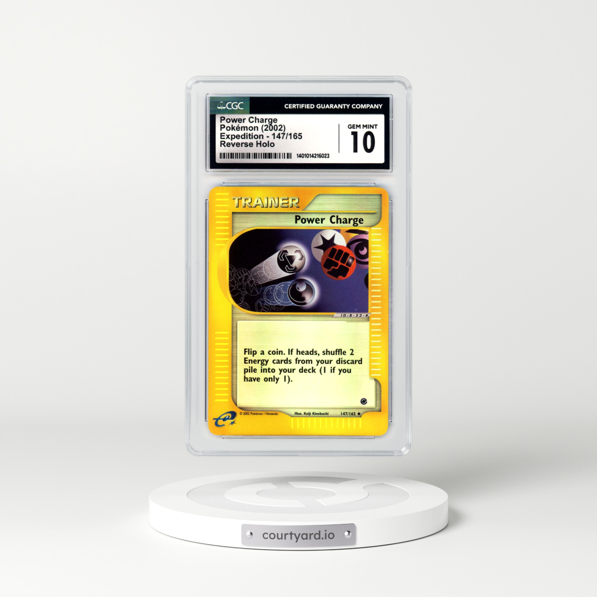 2002 Expedition #147 Power Charge - Holo e-Card Symbol (CGC 10 GEM MINT)