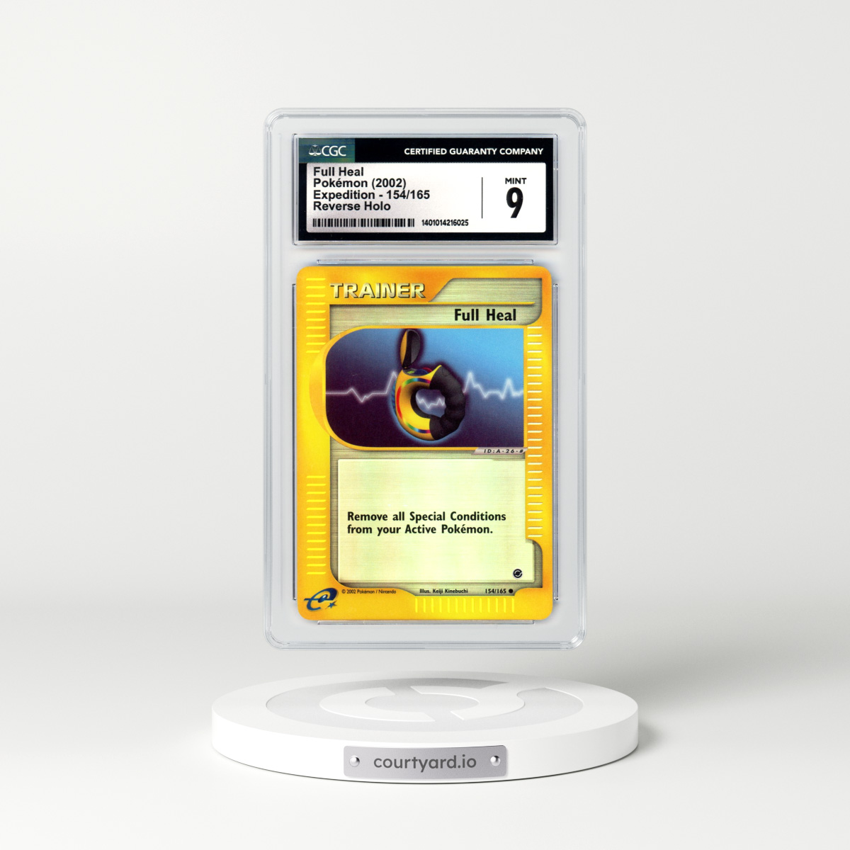 2002 Expedition #154 Full Heal - Holo e-Card Symbol (CGC 9 MINT)