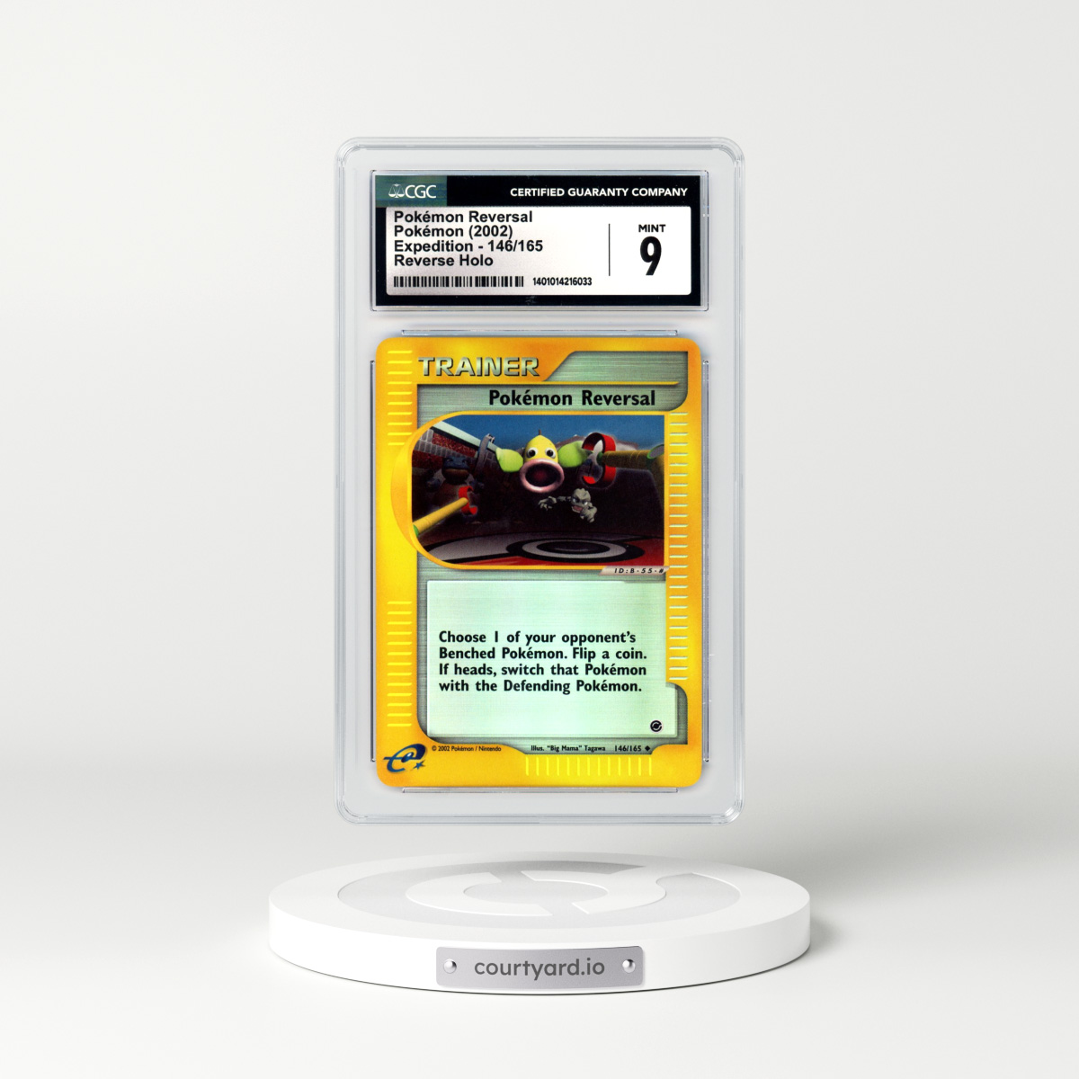 2002 Expedition #146 Pokemon Reversal - Holo e-Card Symbol (CGC 9 MINT)