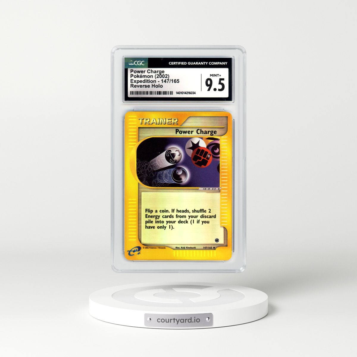 2002 Expedition #147 Power Charge - Holo e-Card Symbol (CGC 9.5 MINT+)