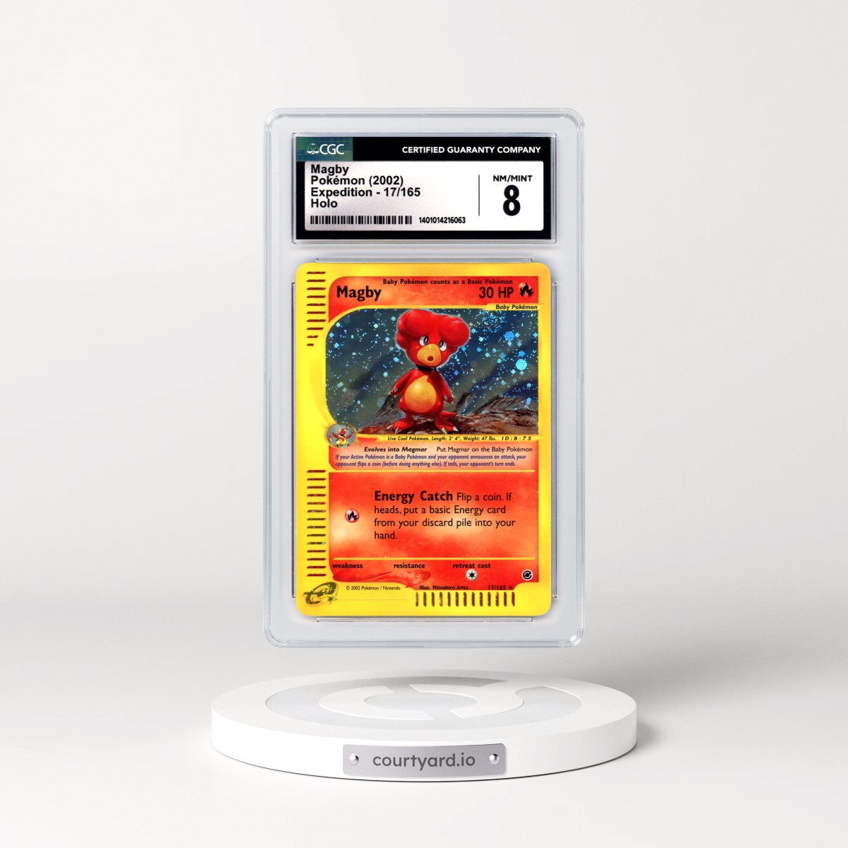 2002 Expedition #17 Magby - Holo (CGC 8 NM-MT)