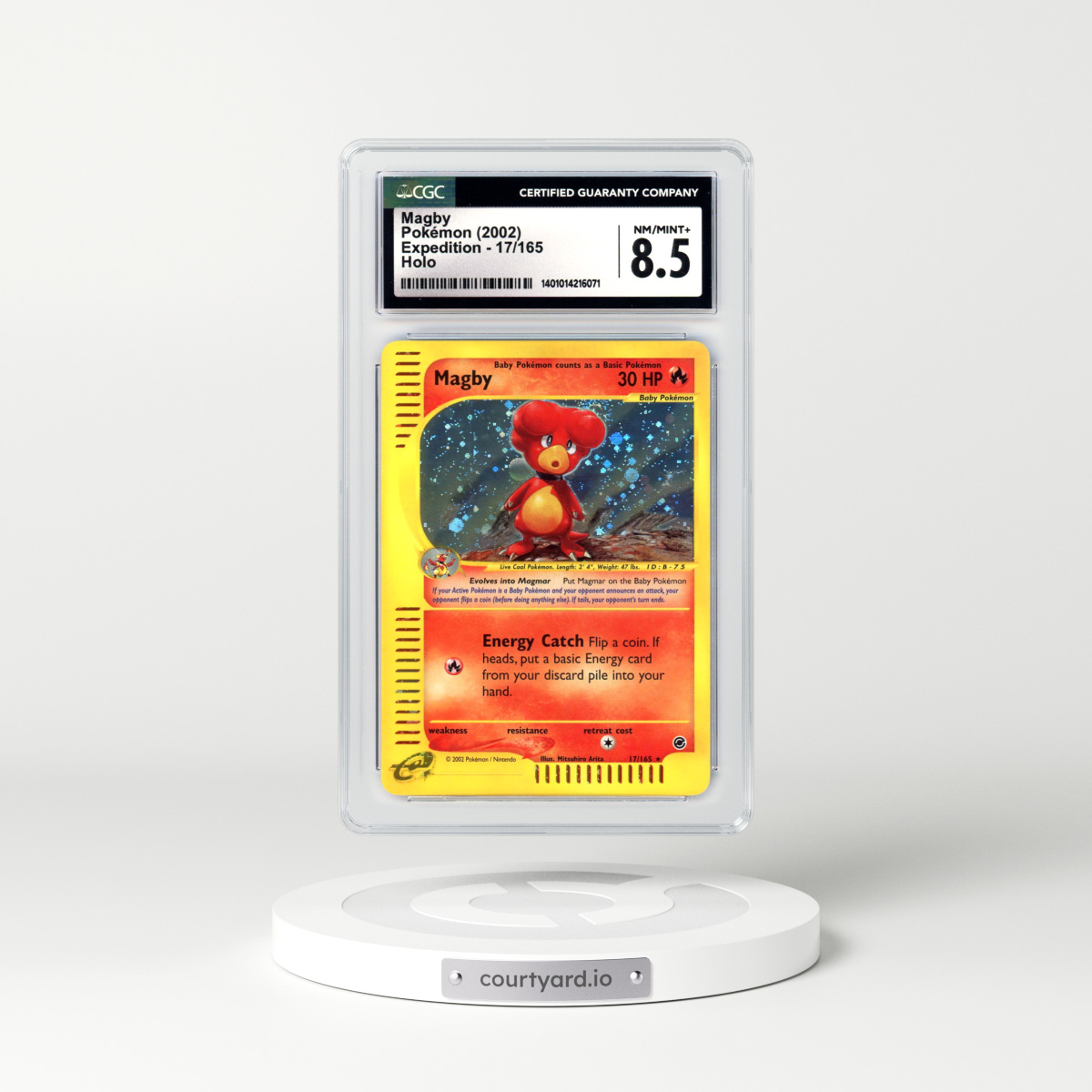 2002 Expedition #17 Magby - Holo (CGC 8.5 NM-MT+)