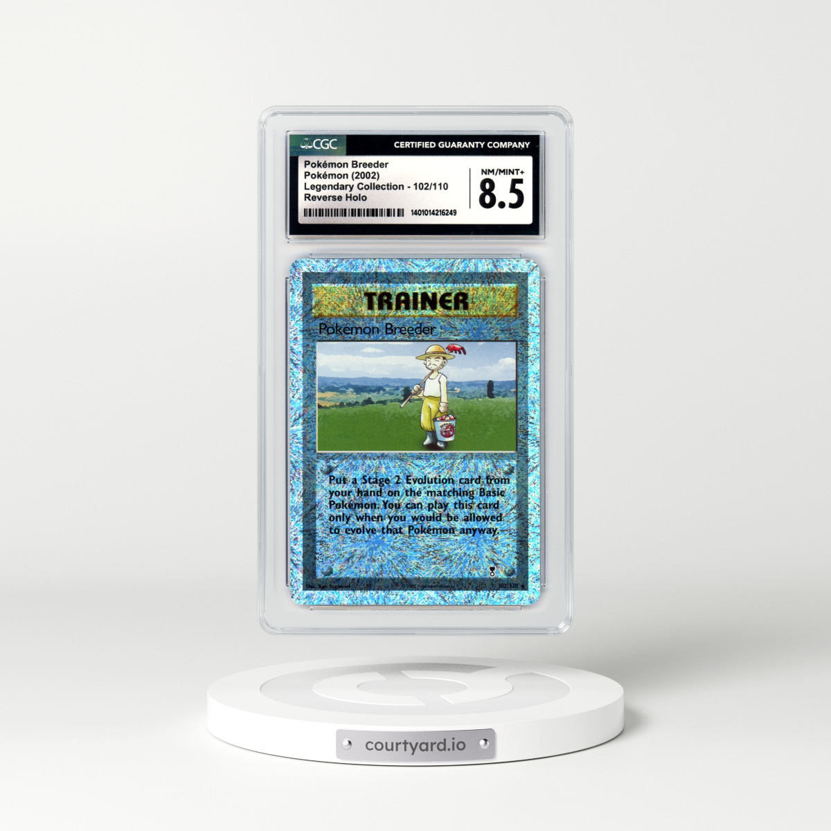 2002 Legendary Collection #102 Pokemon Breeder - Holo (CGC 8.5 NM-MT+)