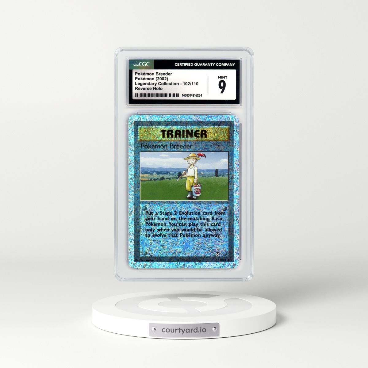 2002 Legendary Collection #102 Pokemon Breeder - Holo (CGC 9 MINT)