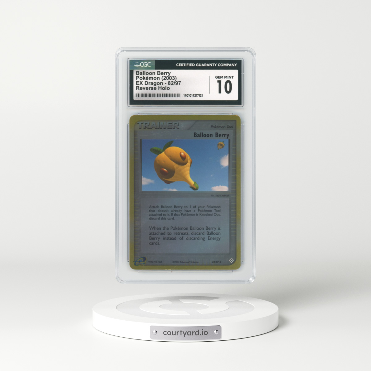 2003 EX Dragon #82 Balloon Berry - Holo e-Card Symbol (CGC 10 GEM MINT)