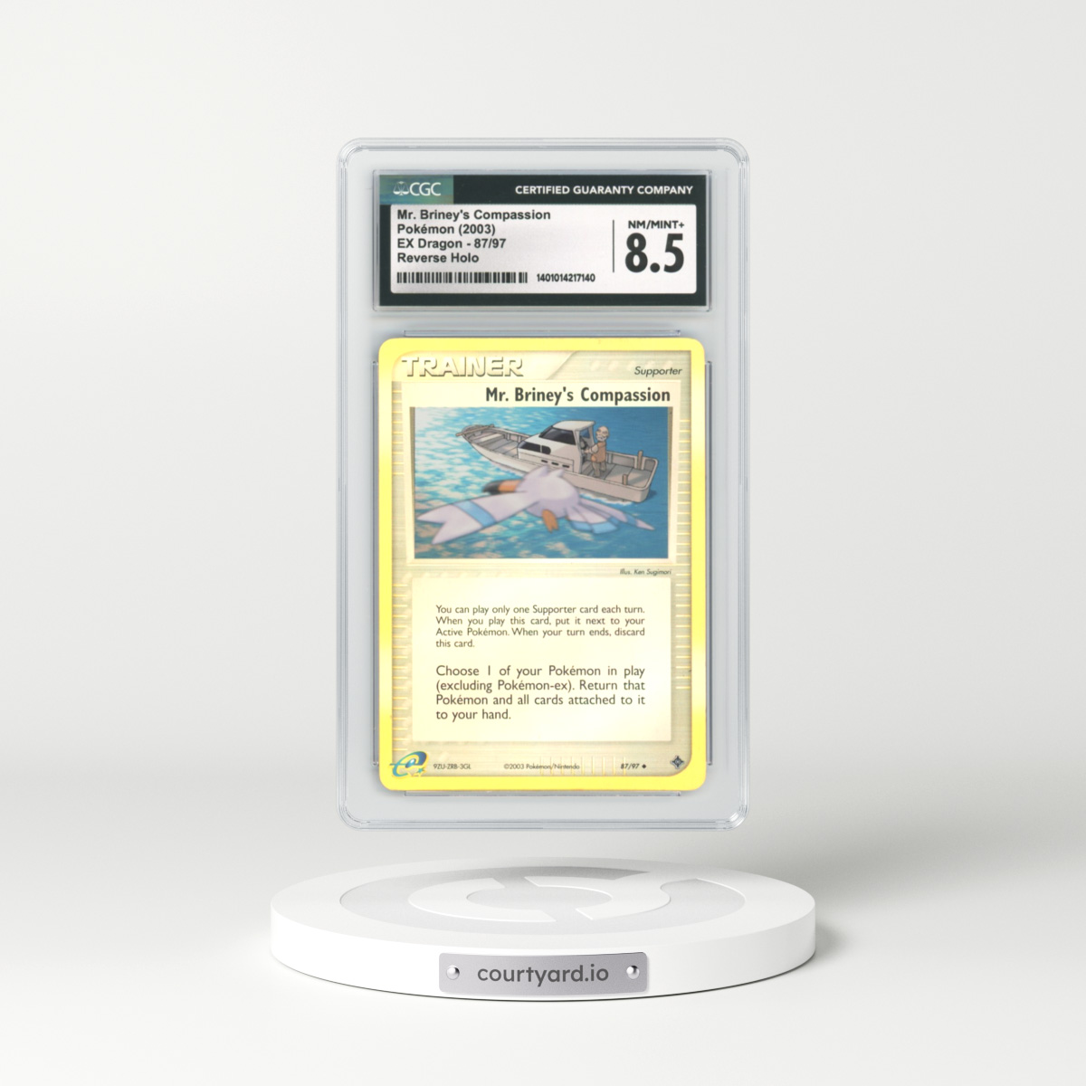 2003 EX Dragon #87 Mr. Briney's Compassion - Holo e-Card Symbol (CGC 8.5 NM-MT+)