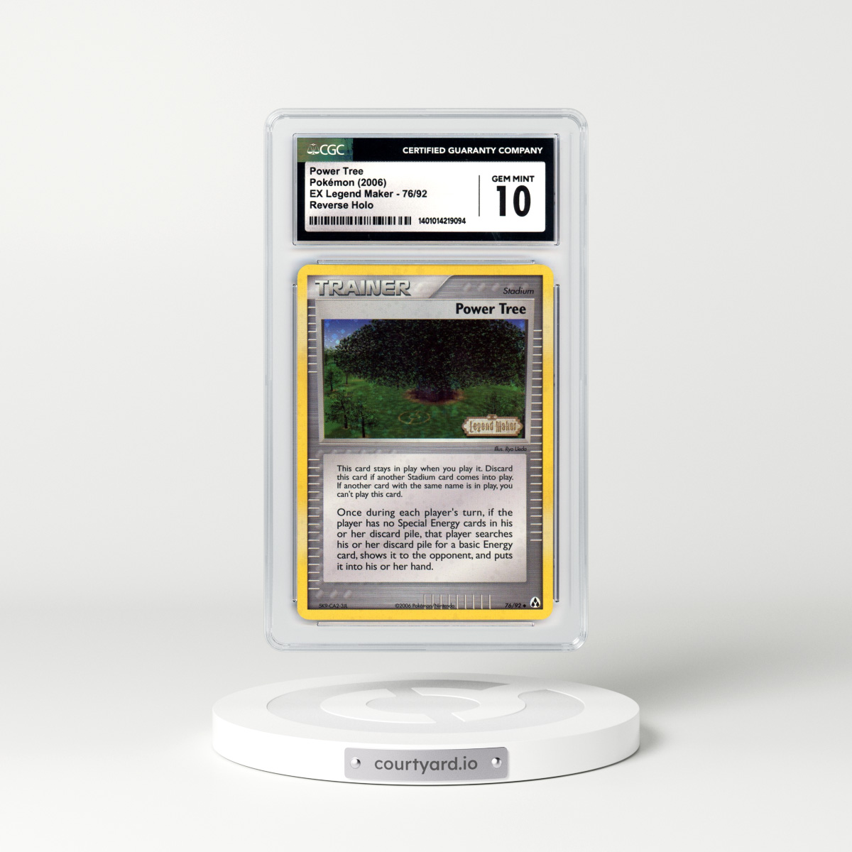 2006 EX Legend Maker #76 Power Tree - Holo (CGC 10 GEM MINT)