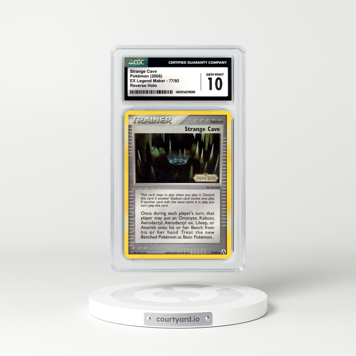 2006 EX Legend Maker #77 Strange Cave - Holo (CGC 10 GEM MINT)