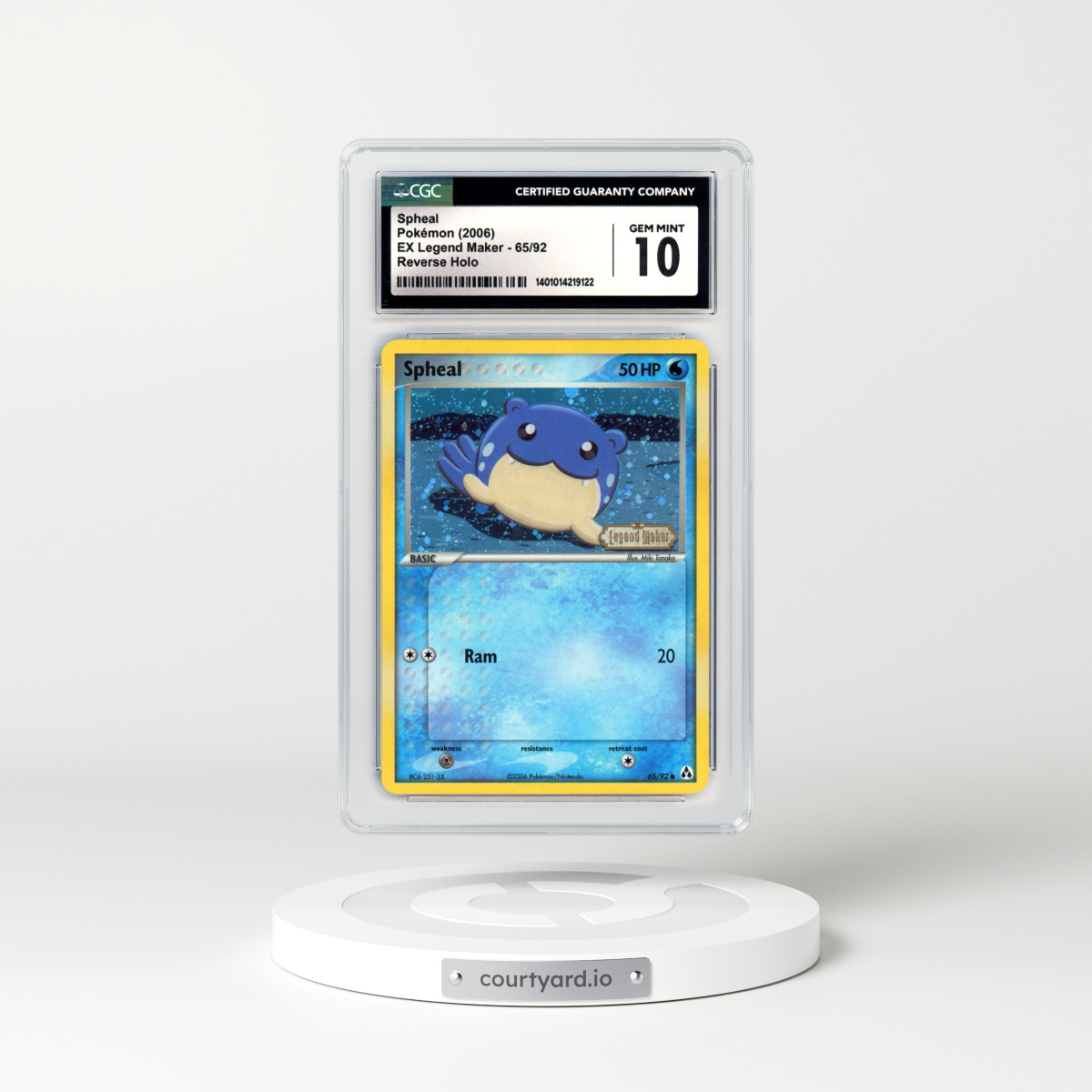 2006 EX Legend Maker #65 Spheal - Holo (CGC 10 GEM MINT)