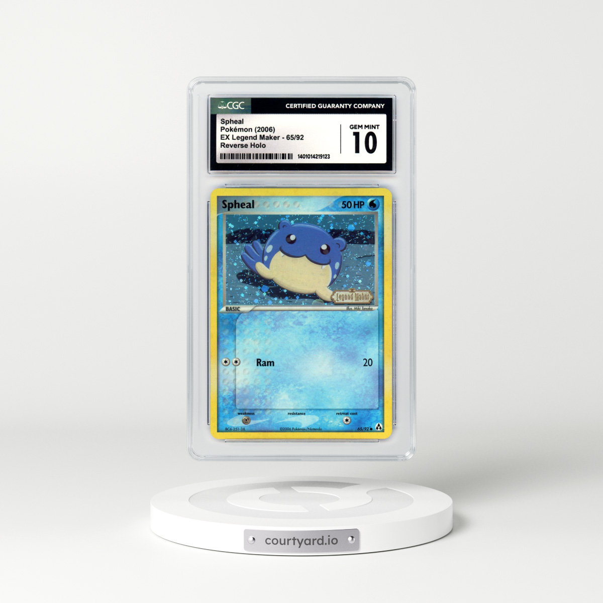 2006 EX Legend Maker #65 Spheal - Holo (CGC 10 GEM MINT)