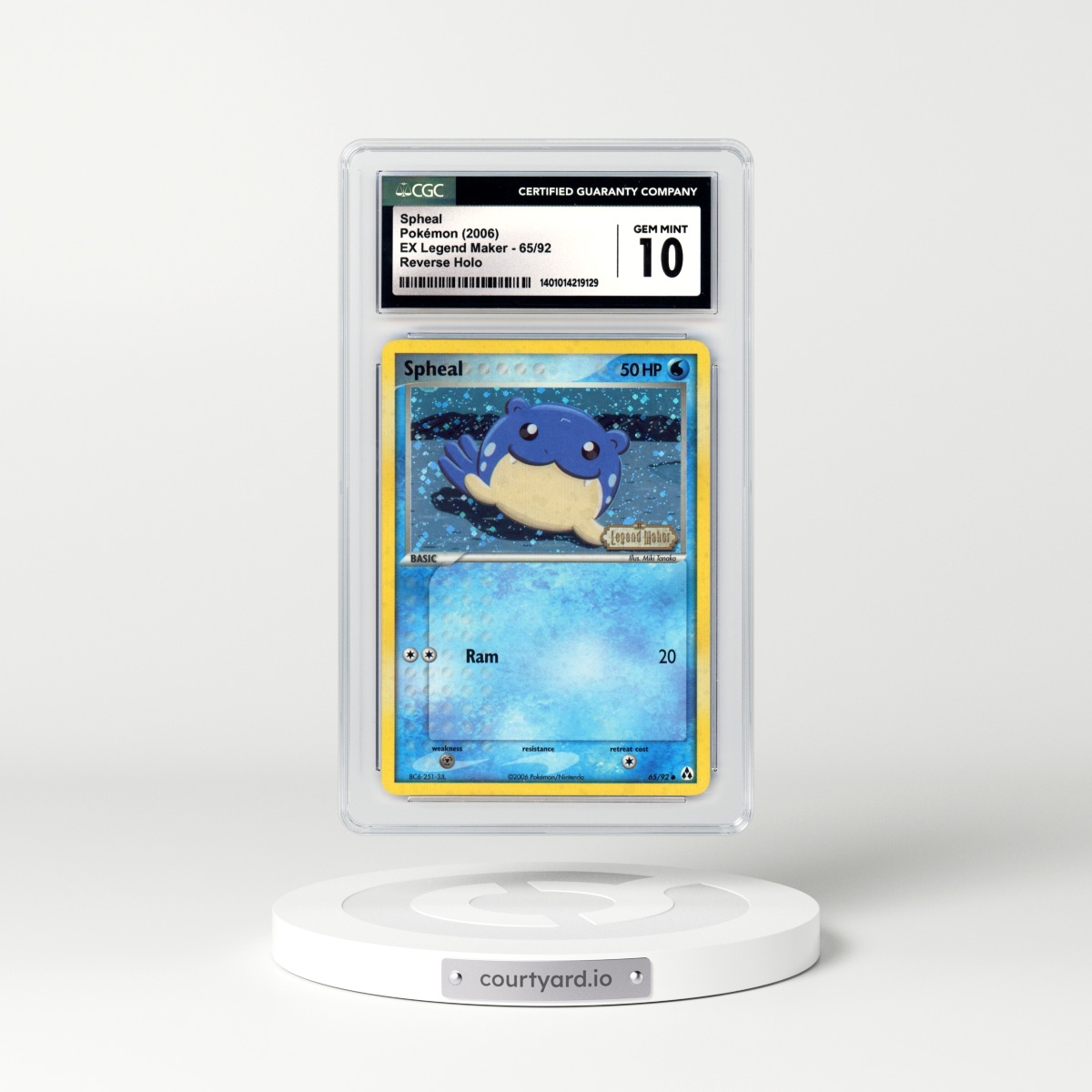 2006 EX Legend Maker #65 Spheal - Holo (CGC 10 GEM MINT)