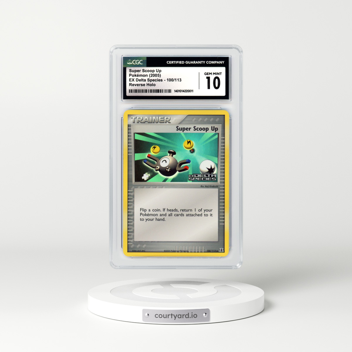 2005 EX Delta Species #100 Super Scoop Up - Holo (CGC 10 GEM MINT)